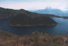 Kratersee Laguna Cuicocha Kratersee Laguna Cuicocha